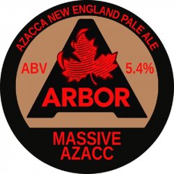 ARBOR ALES Massive Azacc (E-KEG SANKEY) 5.4% - Beer Paradise