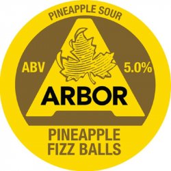 ARBOR ALES Pineapple Fizz Balls (E-KEG SANKEY) 5.0% - Beer Paradise