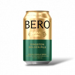 BERO KINGSTON Golden Pils - Non-Alcoholic Beer - 12oz - Proofnomore