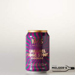 Kees  Caramel Fudge Stout Cognac Barrel Aged 2023 Pastry Stout 33cl Blik - Melgers