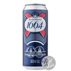 Bia Kronenbourg 1664 Lager 5.0% – Lon 500ml – Thùng 24 Lon - First Beer – Bia Nhập Khẩu Giá Sỉ