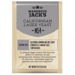 Levadura en polvo Mangrove Jack Californian Lager  M54 - 10 g - El Secreto de la Cerveza