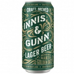 Innis & Gunn Lager Cans 20x440ml - The Beer Town