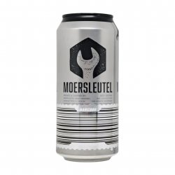 Moersleutel Craft Brewery Barcode: Silver & Jet Black