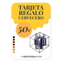 Tarjeta regalo cervecera - Escerveza