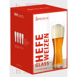 Spiegelau vaso cerveza trigo Hefeweizen - set 4 vasos - Cervezas Diferentes