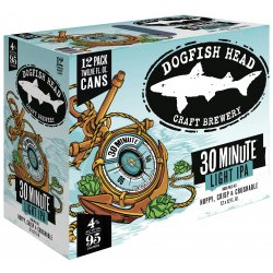 Dogfish Head Craft Brewery 30 Minute Light IPA