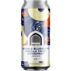 Vault City Double Blueberry Vanilla Swirl Doughnut Session Sour   - Quality Drops Craft Beer