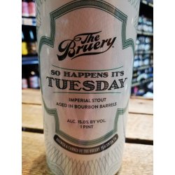 The Bruery So Happens It’s Tuesday The Bruery So Happens It’s Tuesday