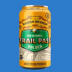 Sierra Nevada Trail Pass Golden Alcohol Free Pale Ale (0.5% ABV) - Wise Bartender