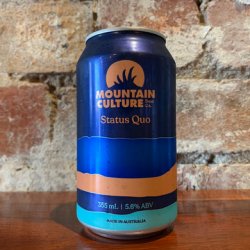 Mountain Culture Beer Co. Status Quo Mountain Culture Beer Co. Status Quo