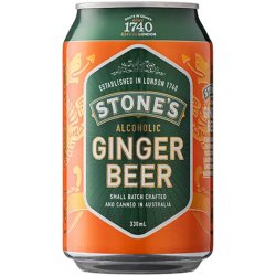 Stones Ginger Beer 330ml Online  Barrel & Batch - Barrel & Batch