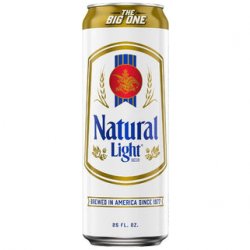 Natural Light 740ml BB 150125 - The Beer Cellar