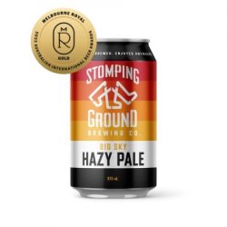 Stomping Ground Brewing Co. Big Sky Hazy Pale Stomping Ground Brewing Co. Big Sky Hazy Pale