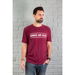 Hop Hooligans Burgundy Achieve Hop Bliss Tri-Blend T-Shirt - Hop Hooligans