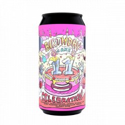 Amundsen Brewery 11th Birthday Cake - Raspberry, Passionfruit, Citrus Mousse Cake W/ Whipped Marshmallow Cream Pastry Sour