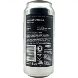Verdant Brewing Co Comfort Settings Verdant Brewing Co Comfort Settings