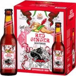 Appenzeller Red Ginger Rootbeer 2.4% Vol. 6 x 33 cl EW Flasche - Pepillo