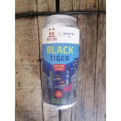 Brew York Black Tiger 4.8% (440ml can) - waterintobeer