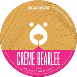 Beartown Brewery Créme Bearlee Beartown Brewery Créme Bearlee