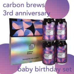 Carbon Brews 3rd Anniversary – Baby Birthday Set - Owlsome Bottles