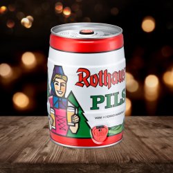 Rothaus Pils 5.1% 5 Litre (8.8 Pint) Mini Keg - Beerhunter