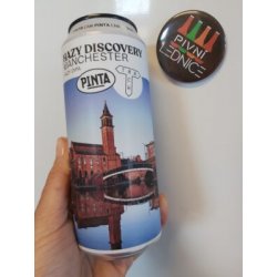 Pinta Hazy Discovery Manchester 20°7,8% 0,5l - Pivní lednice