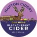 Napton DUCHESS (NO5) BLACKCURRANT FRUIT CIDER 50 