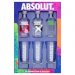 Absolut Vodka Glass & Miniature 3 x 5cl Gift Set 