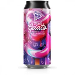 Funky Fluid Triple Gelato: Berries & Cream