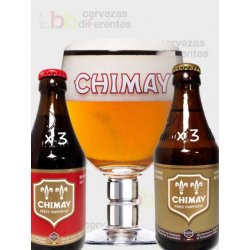 Chimay - Lote pack 6 botellas 33 cl y 1 copa - Cervezas Diferentes