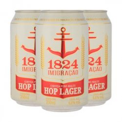 Pack 3 Imigração Hop Lager 350ml lata - CervejaBox