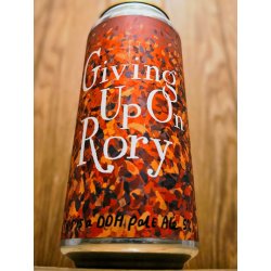 Pretty Decent Beer Co Giving Up On Rory