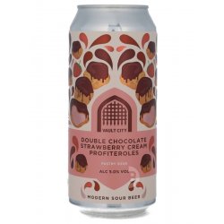 Vault City Brewing Double Chocolate Strawberry Cream Profiteroles