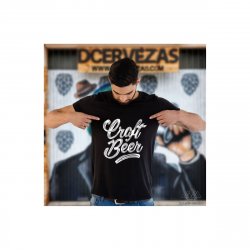 Camiseta DCervezas Craft beer negra - Dcervezas