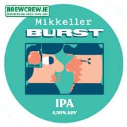 Mikkeller - Burst - West Coast IPA - 5.5% ABV, 30l KeyKeg (53 Pints) - The Brew Crew