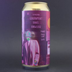 Elm Eleven - Government Denies Knowledge - 6.5% (440ml) - Ghost Whale