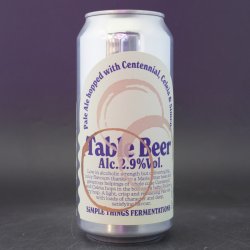 Simple Things Fermentations Table Beer - Seasonals Simple Things Fermentations Table Beer - Seasonals