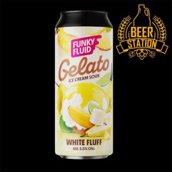 Funky Fluid Gelato: White Fluff