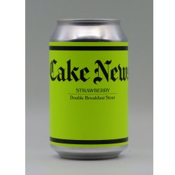 Omnipollo - Cake News Strawberry Double Breakfast Stout - DeBierliefhebber