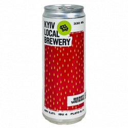 Kyiv Local Brewery Berry Weisse (Strawberry Berliner Weisse)