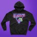 Neon Raptor Unisex Neon Logo Hoodie  Neon Raptor Unisex Neon Logo Hoodie