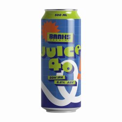 Banks Brewing - Juice 40 DDH IPA - The Beer Barrel