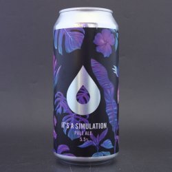 Pollys Brew Co - Its A Simulation - 5.5% (440ml) - Ghost Whale