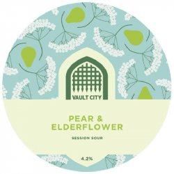 VAULT CITY BREWING Pear & Elderflower Session Sour (KEGSTAR) 4.2% - Beer Paradise