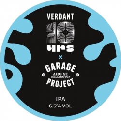 VERDANT BREWING CO + Garage Project 10yrs (KEG SANKEY) 6.5% - Beer Paradise