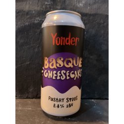 Yonder Brewing Basque Cheesecake