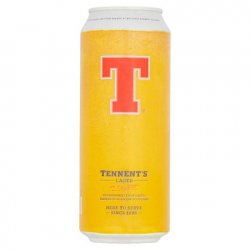 Tennents Lager Cans 24x500ml - The Beer Town