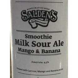 Salden`s Smoothie Milk Sour Ale Mango & Banana - Crafter Beer