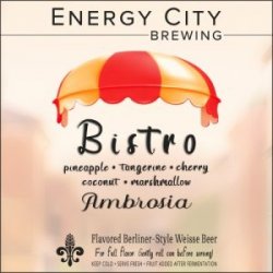 Bistro Ambrosia, Energy City Brewing - Nisha Craft